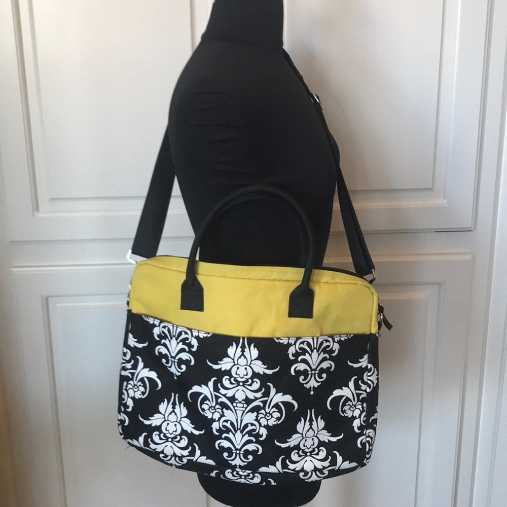 Jackie Savage McFee Colorful Laptop Shoulder Bag